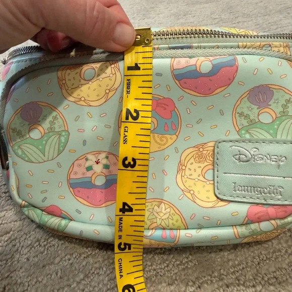 Disney Loungefly Donut Waist Bag - Mint, Pink, Yellow - Picture 10 of 16